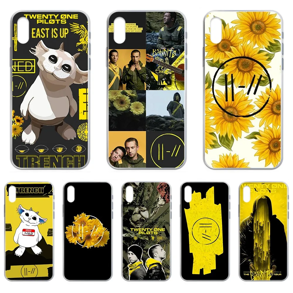 Чехол для телефона с альтернативной рок-группой twenty one pilots iphone 4 4S 5 5C 5S 6 6S PLUS 7 8 X XR XS