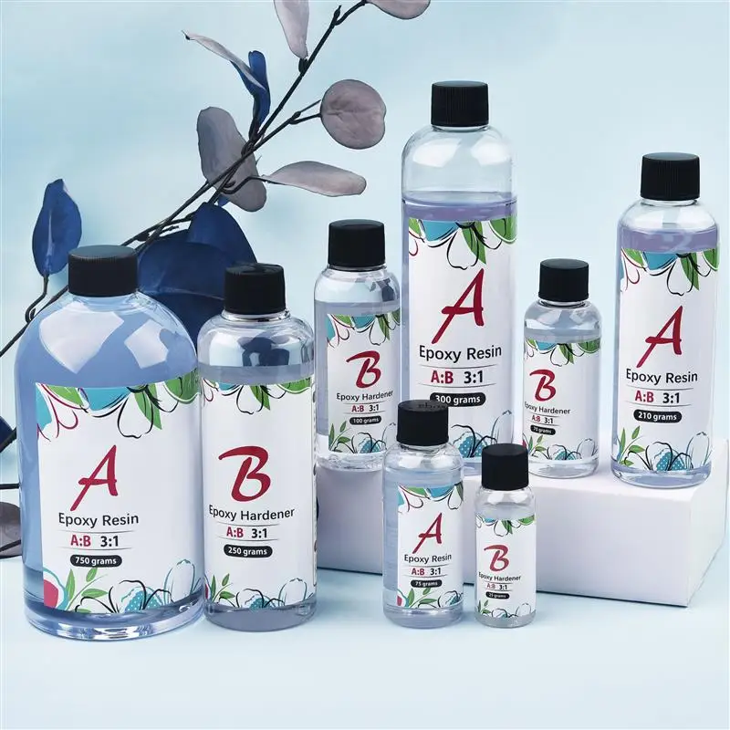 3:1 Clear AB Crystal Glue Resin Epoxy High Adhesive For DIY Jewelry Making Crafs Accessories 100g/280g/400g/1000g | Дом и сад