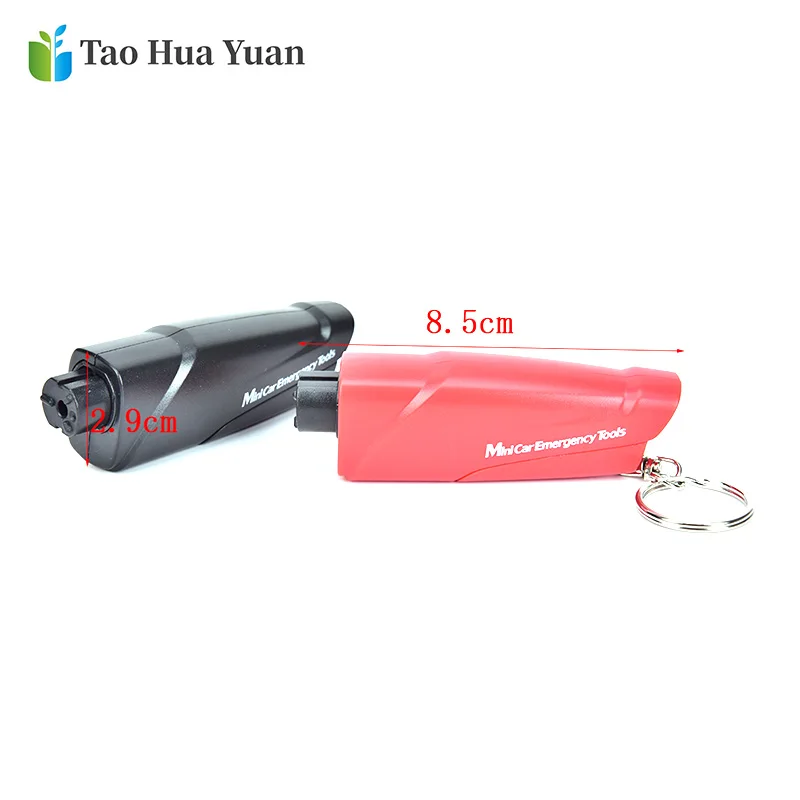 Safety Hammer Keychain Safety Hammer Car Hanging Accessories Key Chain Knife Life Saving Seat Belt Cutter Break Window Glass