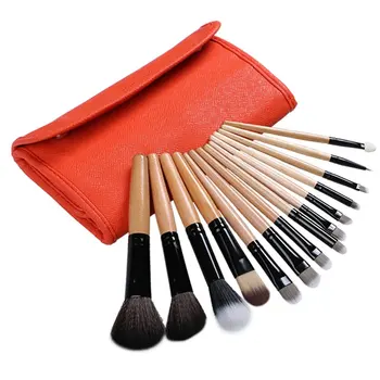 

Pro 12pcs + 2 Free Make up Brushes Brush with Pouch Case Cosmetic Exquisitely Designed Durable Gorgeous