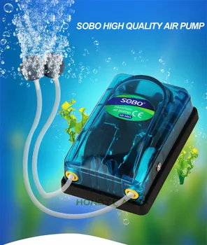 

SOBO Fish tank Oxygen pump Fish farming Aeration pump Aquarium Air Pump Air Compressor SB-248A/348A/648/748/848/948/988 220-240V