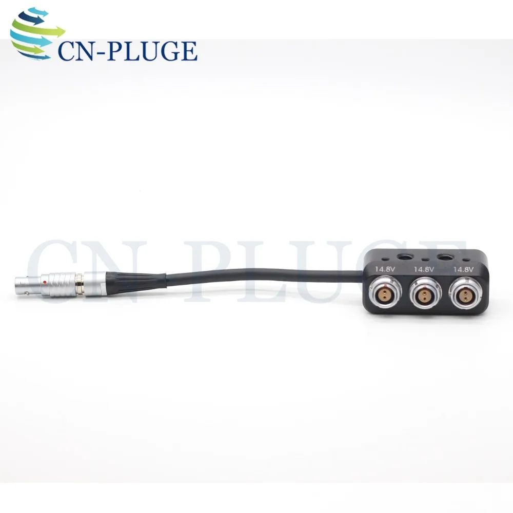 0B 2 pin Male to 0B 2 pin Female концентратор переходник разветвитель для ARRI/SONY распределитель питания камеры, трехполосный разветвитель