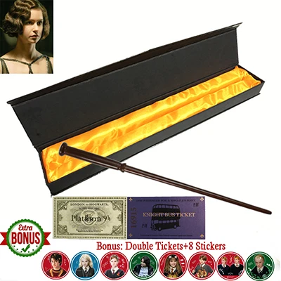 22 Kinds of Harry Series Magic Wand with Box Voldemort Ron Hermione Dumbledore Luna Magic Wand Knight Bus Hogwart Train Ticket - Цвет: Tina