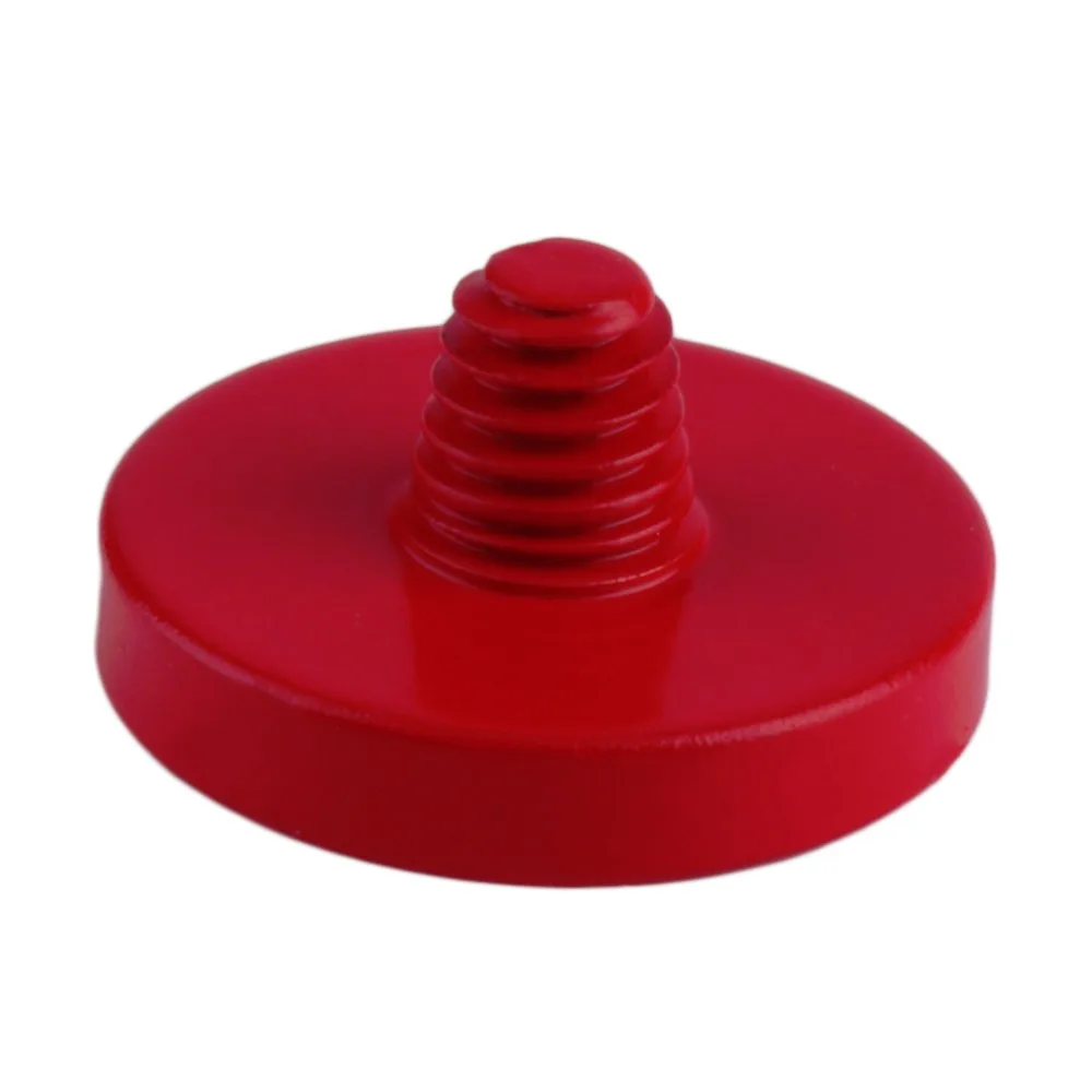 1Pcs Camera Metal Soft Shutter Release Button for Fujifilm X100 Leica M4 M6(Red& Flat