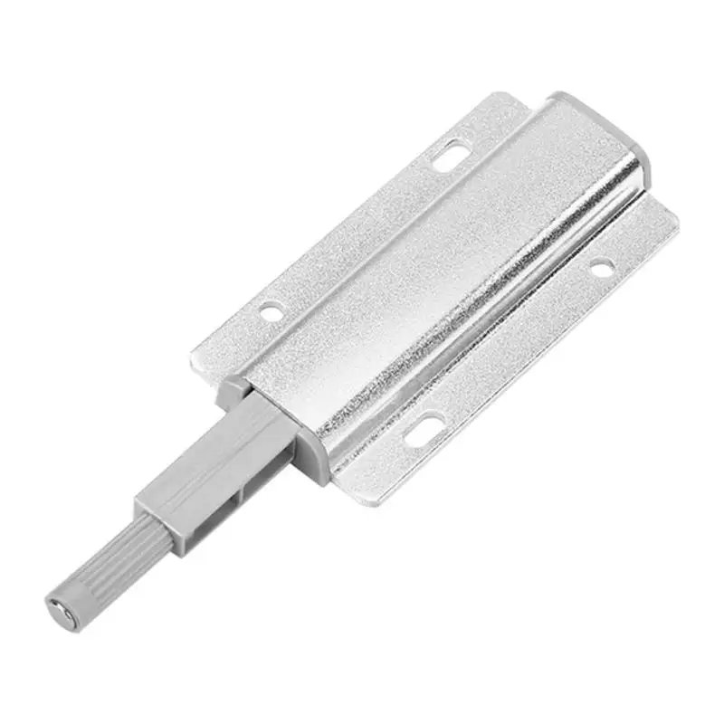 Silver B Буфер Заслонки для дверцы шкафа Поворотная шкафная защtлка фурнитура для кухонной мебели двери поворотная шкафная защtлка ABS+ алюминиевый сплав - Цвет: Silver B