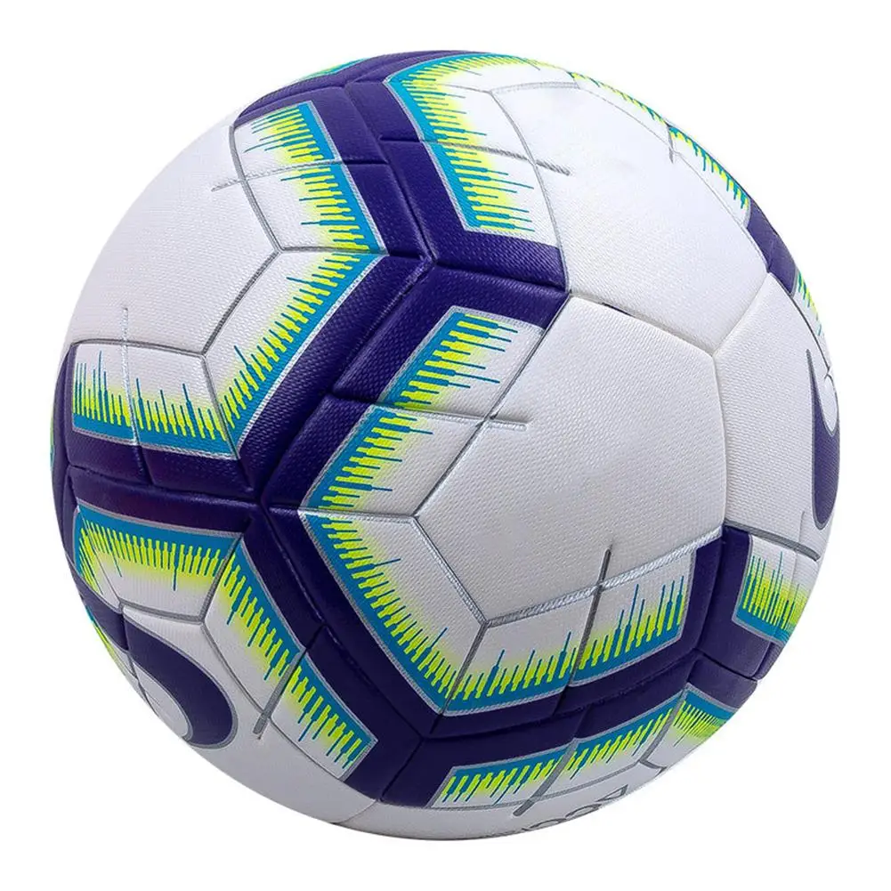 

Professional Size 5 Faux Leather Football Training Match Sports Soccer Ball
