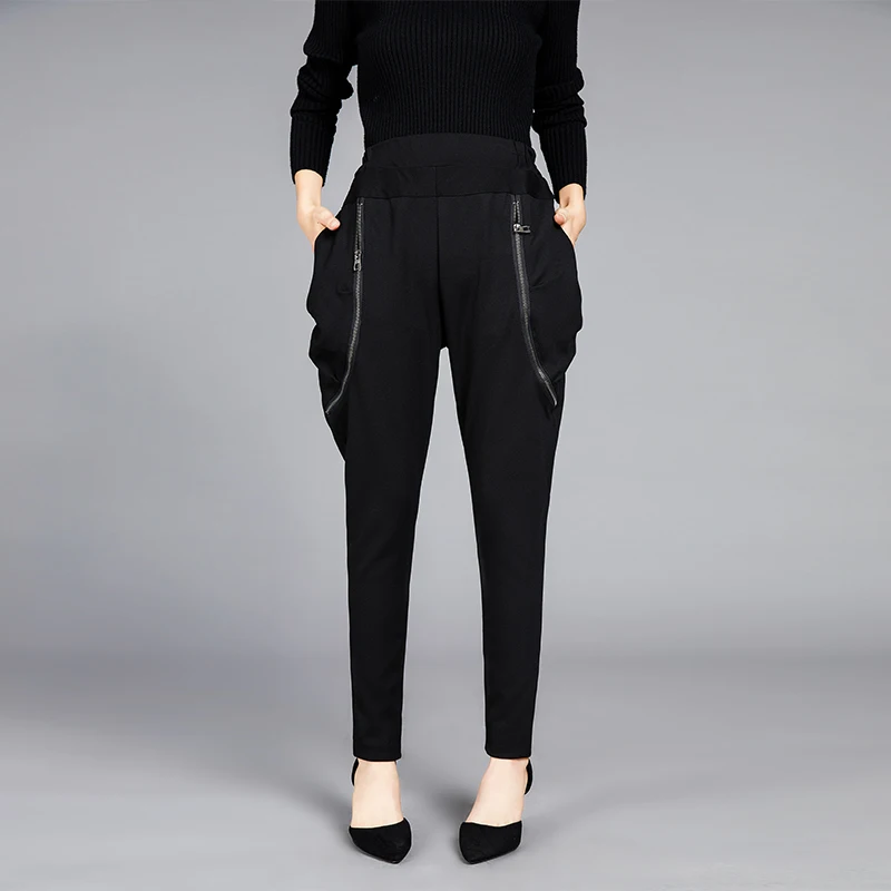 

Carrot Harem Pants Eomen's Loose High Waist Pants For Women Thick Trousers New Cargo Pants Women Streetwear Women