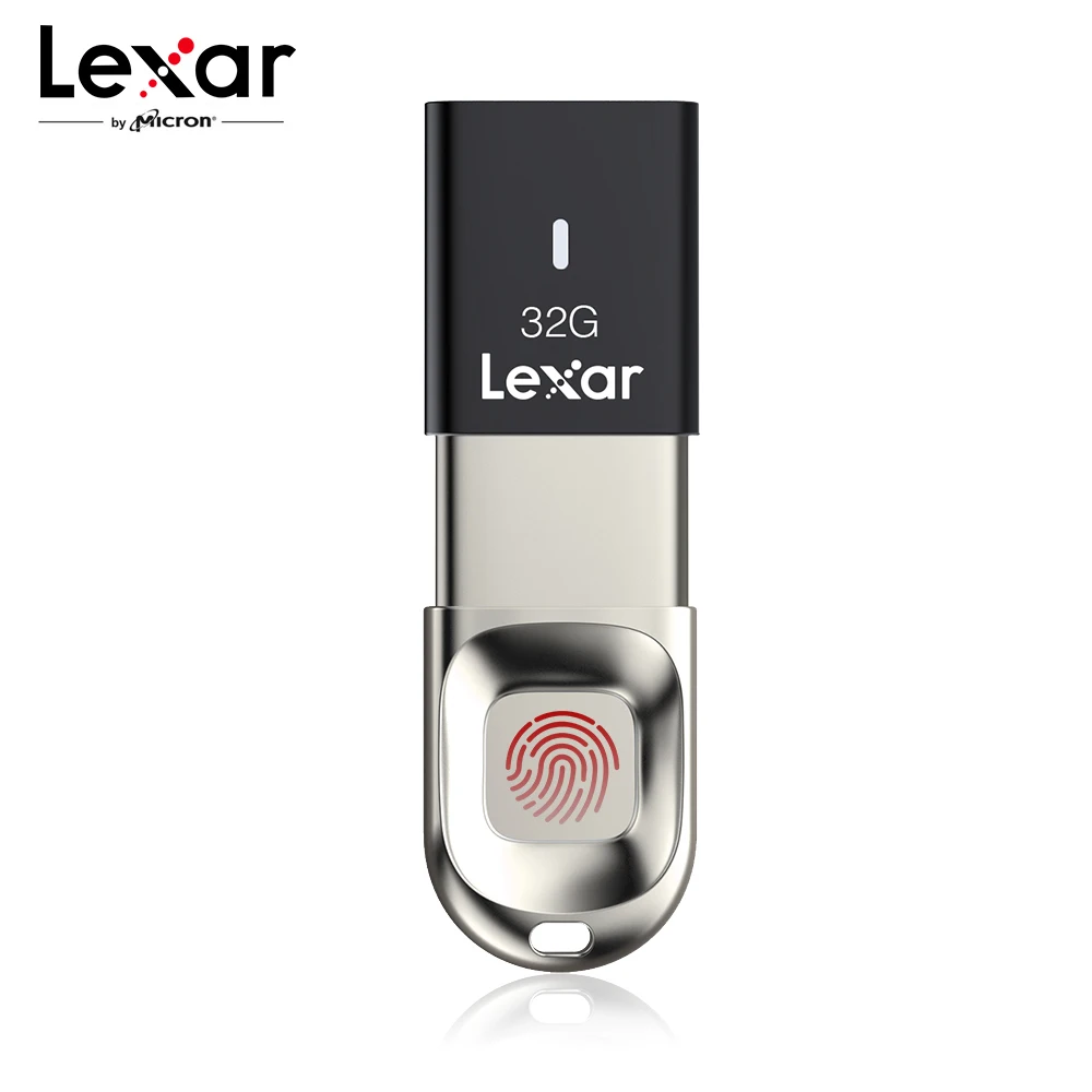 

Lexar Fingerprint recognition USB flash drive 128GB 64GB 32GB F35 USB 3.1 flash drive 150MB/S pen drive high speed Memory stick