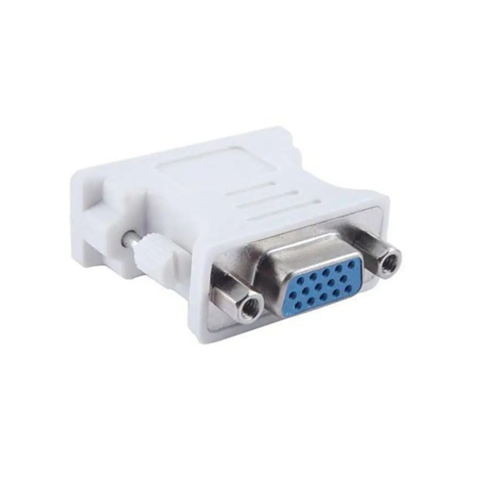 DVI D Male-VGA гнездо адаптера преобразователь аудиовизуальных систем на DVI/24+ 1 контактный штекер на VGA Женский адаптер конвертер