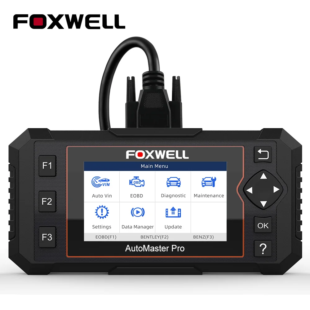 Автомобильный диагностический сканер Foxwell NT614 Elite многоязычный инструмент для