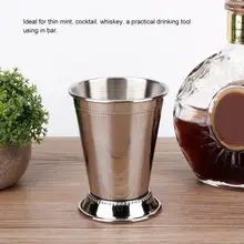 Красивые коктейльные чашки из нержавеющей стали для питья, мятные кружки, домашние вечерние аксессуары для бара, клуба, вина, Новинка