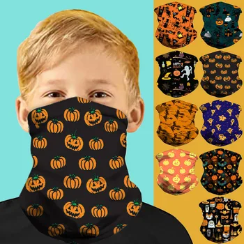 

Kids Motorcycle Mask Ice Silk Printing Fabric Neck Face Cover Scarf Sun Protection Outdoors Movement Windproof Mascarilla Masque