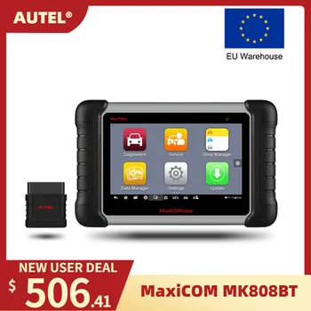 Autel MK808BT OBD2 Scanner Diagnostic Auto Tool OBD 2 Automotive Code Reader ODB2 Key Programmer Diagnosis Better To Launch X431