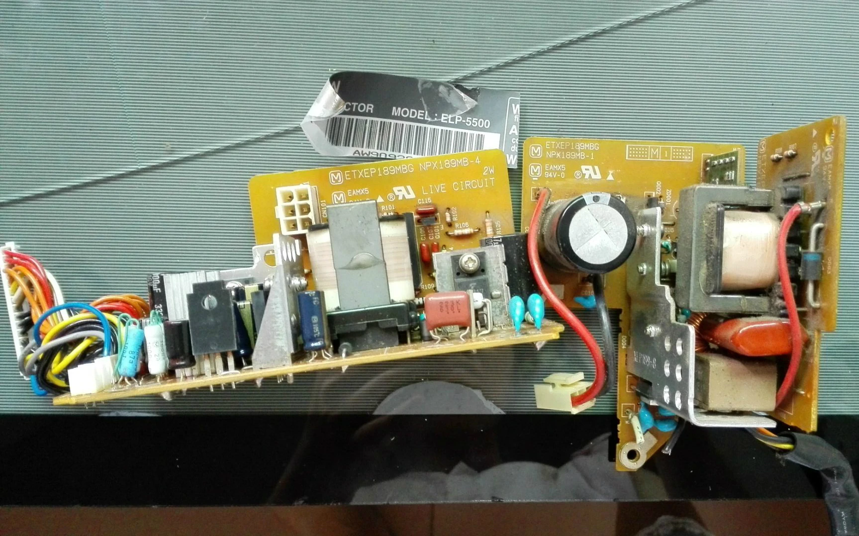 Проектор лампы балласт Питание пульт управления Подходит для EPSON EMP-5500 ETXEP189MBG