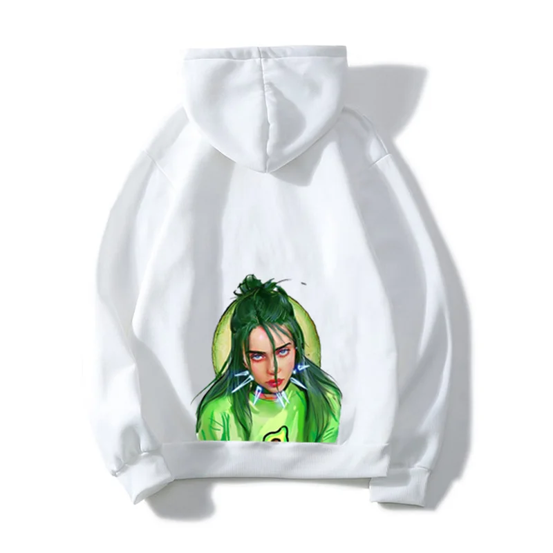 Весна, худи Billie Eilish с принтом, толстовка с капюшоном для мальчиков и девочек, одежда Harajuku, Повседневные детские толстовки с капюшоном, детские толстовки Kpop