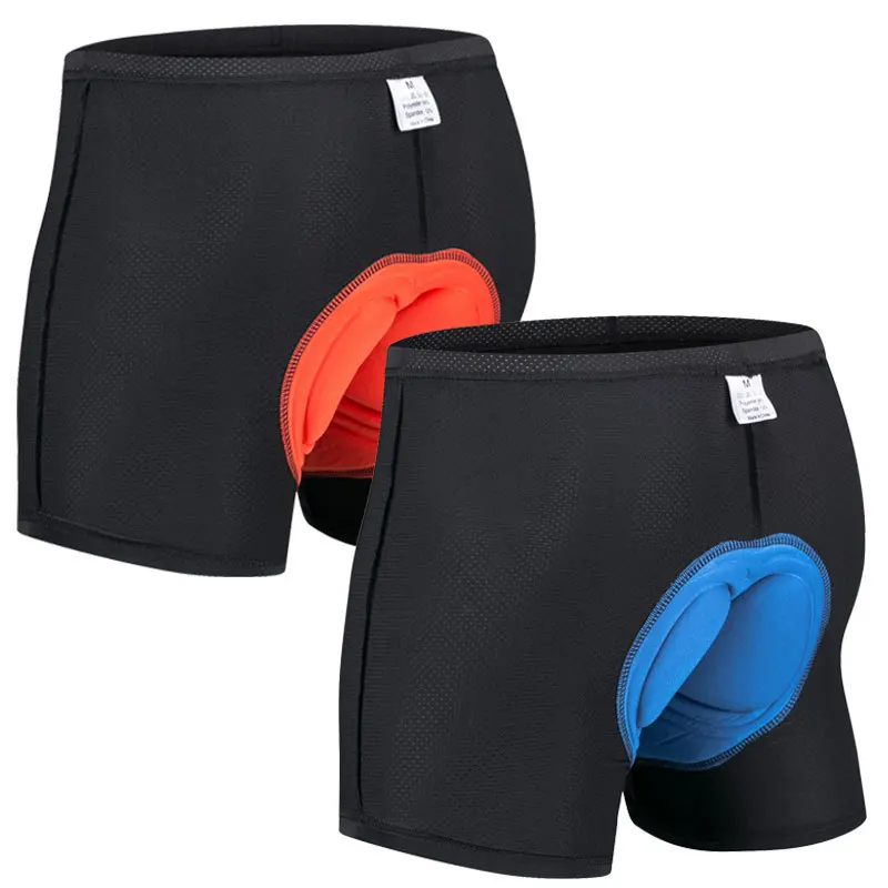 

Riding Underwear Shorts Thick Silicone Pad Male Chemical Fiber Blends Breathable And Quick-Drying Cycling Shock-proof Underpants