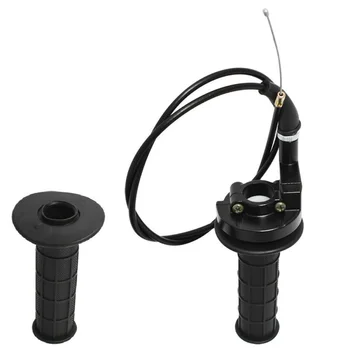 

7/8in Handlebar Grip (22mm) Kit Throttle Cable Clutch Lever For Doodlebug