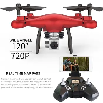 

RC Helicopter Foldable Drone WIFI FPV With ESC Camera 720P RC Drone Four-Axis Aerial Remote Control Quadcopter Aircraft