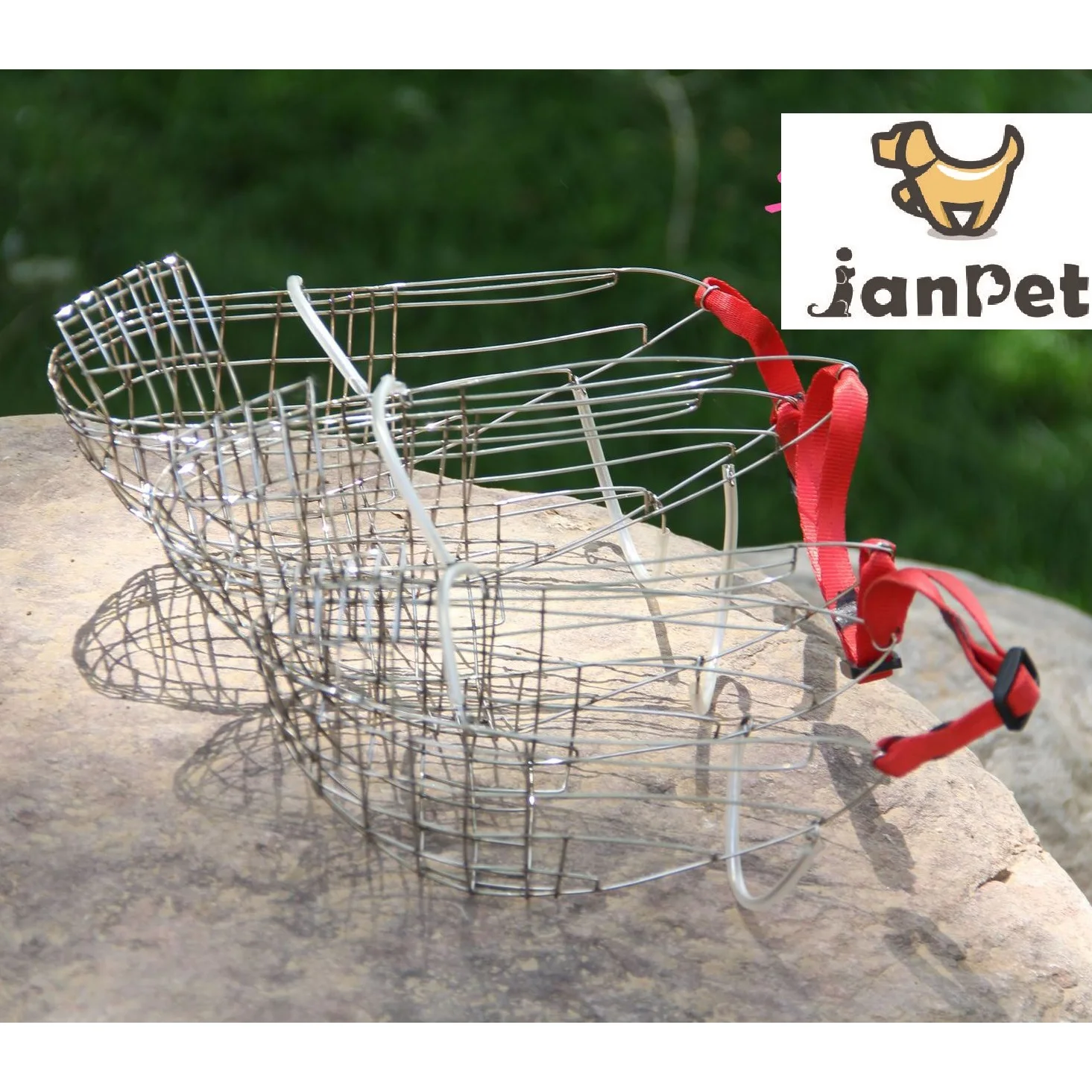 Wire Basket Dog Muzzle For Greyhound Adjustable Stainless Steel For Small Medium Large Dogs