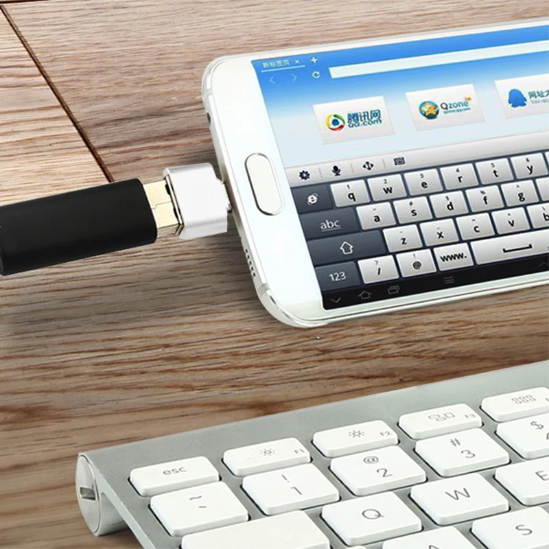 Данных портативный OTG конвертер Micro USB Мужской к USB 2,0 Женский адаптер для Android телефон Цифровые камеры для КПК USB флэш-диск
