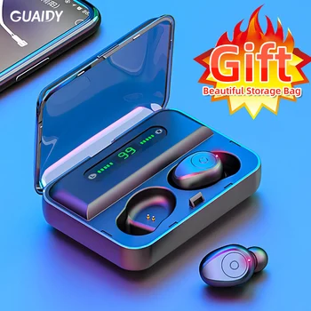

LED Display TWS Wireless Earphone Bluetooth V5.0 Headsets Earbuds Charging Case Holder For Samsung A10 iPhone 11 Pro Universal