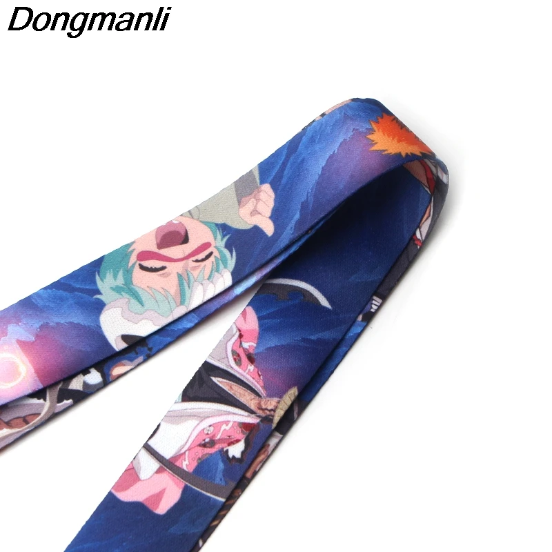 PC188 20 шт./лот аниме брелок для ключей Bleach Lanyards Id бейдж держатель ID карты Пропуск Тренажерный зал мобильный телефон USB бейдж держатель