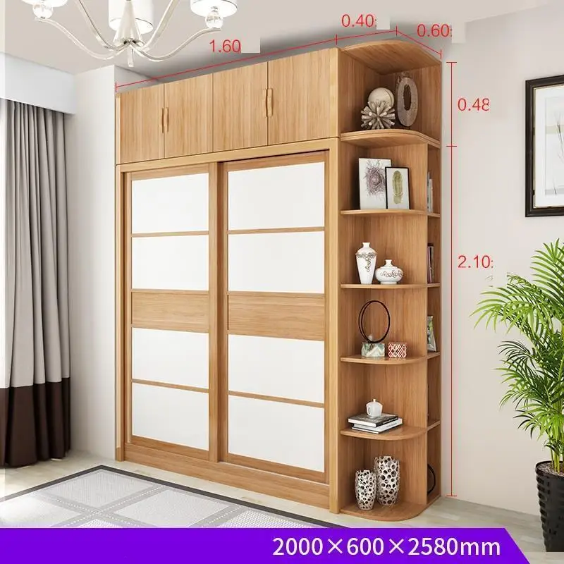 Дом Garderobe Meuble Rangement Pakaian Lemari Szafa Gardrop Mueble De Dormitorio мебель шкаф спальня гардероб - Цвет: Number 8