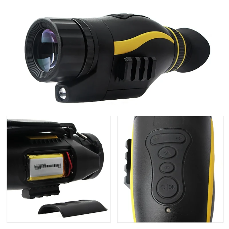  Portable 4X Digital Night Vision Monocular Multifunctional Handheld Telescope Optical Device Milita