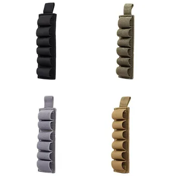 

Tactical Hunting Hook Loop 6 Rounds Shell Holder Shotshell Insert Card Strip With Adhesive Back For 12 Gauge