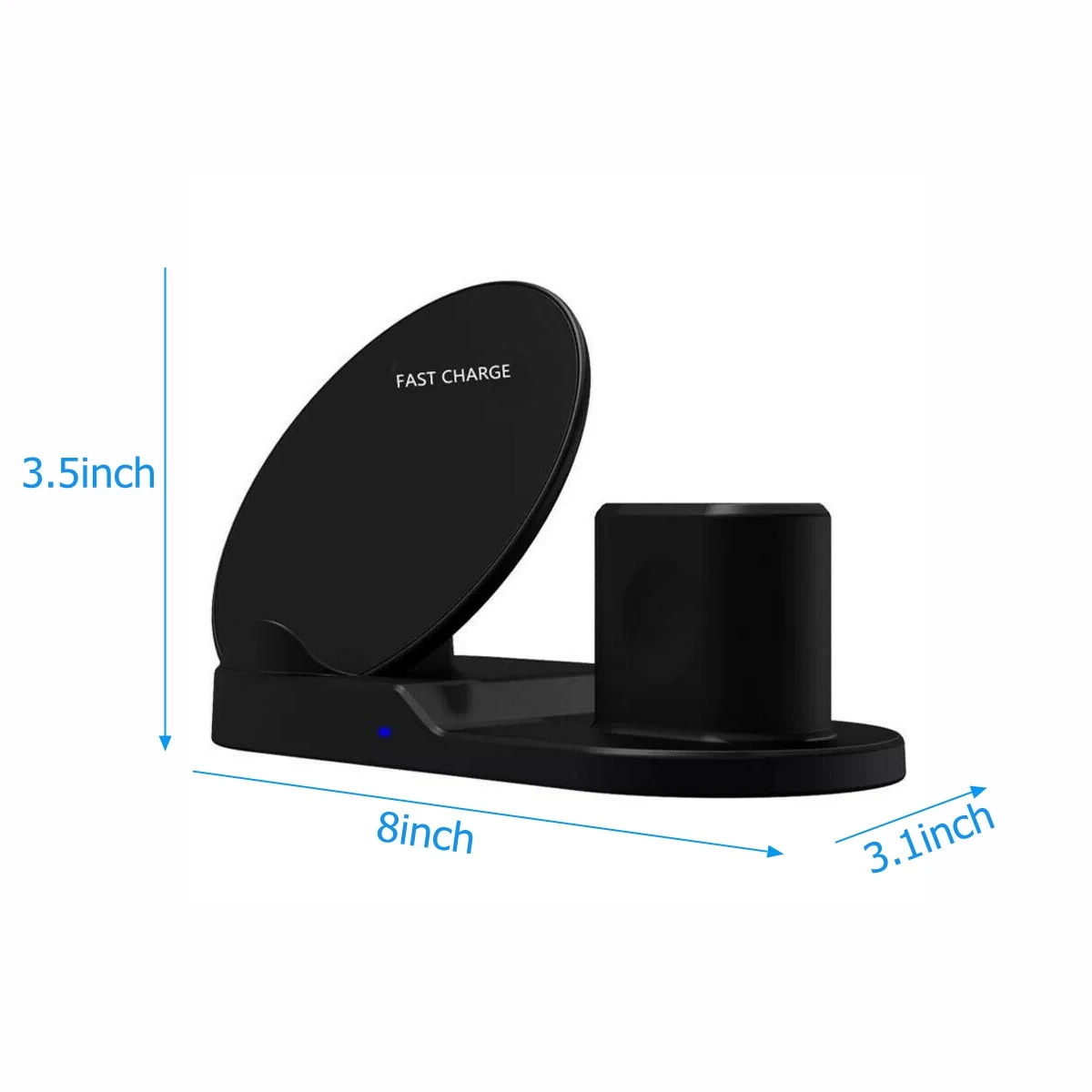 3 in 1 Qi Wireless Charging Induction Charger Stand for iPhone X XS Max for Airpod for Apple Watch Docking Dock Station