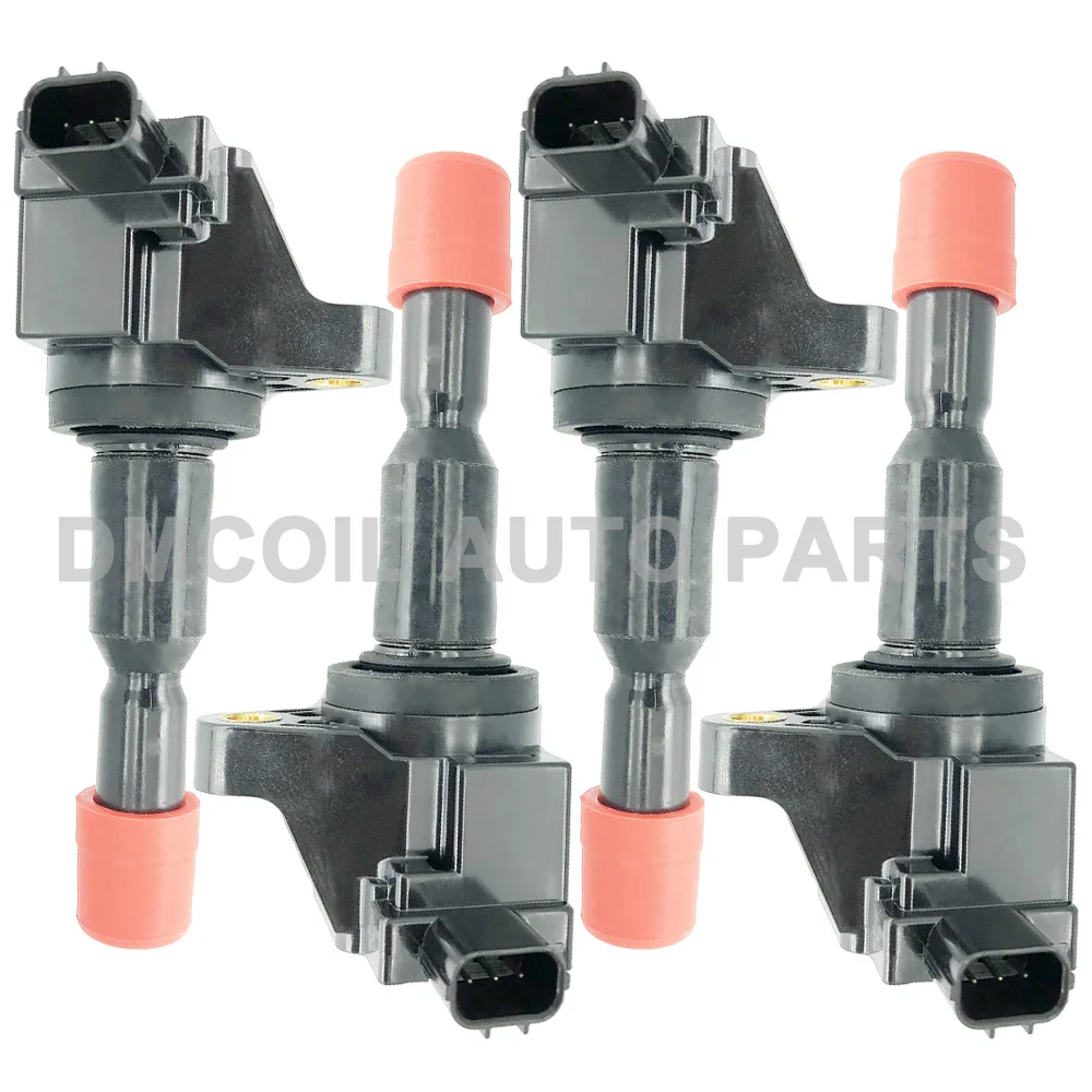 4 PCS IGNITION COIL WITH RESISTANCE FOR HONDA AIRWAVE FIT II JAZZ 1.3L