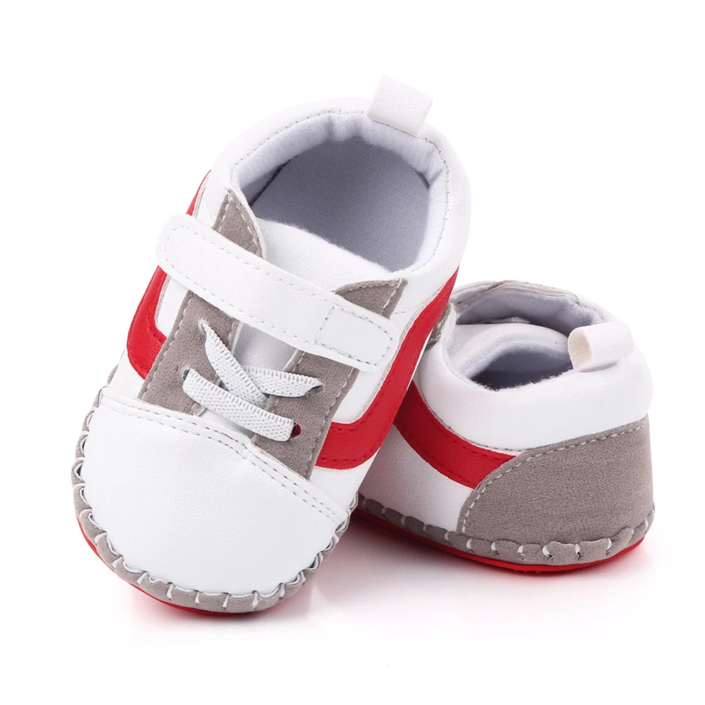 Baby Girl Breathable Patchwork Design Anti-Slip Casual Sneakers Toddler Soft Soled Walking Shoes