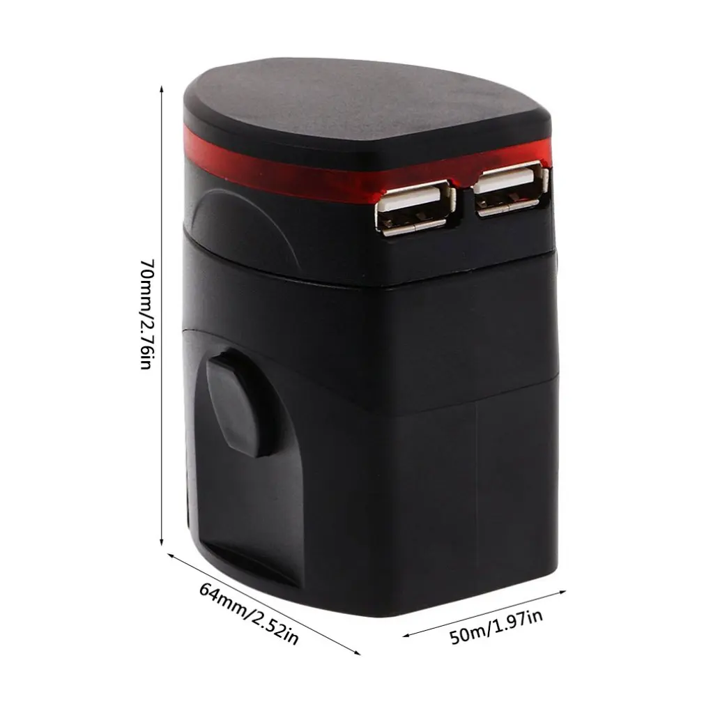 2.1A двойной Usb конверсионный разъем универсальный конверсионный штекер глобальная Универсальная Многофункциональная конверсионная розетка