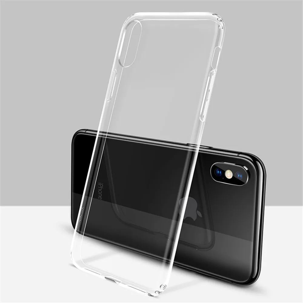 Модный противоударный бампер прозрачный силиконовый чехол для телефона iPhone 11 X XS
