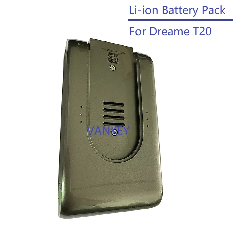 Dreame-handheld Vacuum Cleaner Battery Pack T20 Charging Base Bateria Li-ion Peças Sobressalentes Acessórios 25.2v 3000mah Original