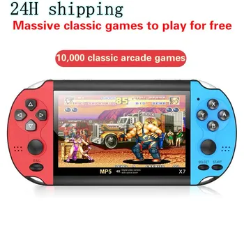 

Handheld Game Console Built-in 10000 Games Video Game Consoles 4.3-inch Classic Dual-Shake