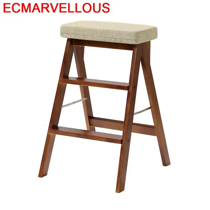 Маленькая кухня Tangga Lipat Echelle Pliante Marchepied Pliant складной Dobravel деревянный стул Stepladder