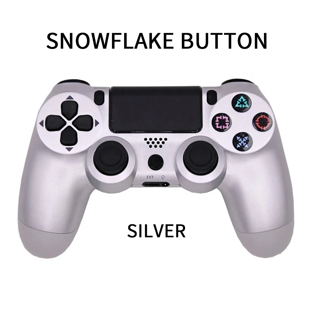 type1 Silver Bluetooth Беспроводной джойстик для PS4 контроллер подходит для Игровые приставки 4 консоль для Игровые приставки Dualshock 4 геймпад для PS3 консоли геймпад джойстик для gamepad геймпад для пк для PS4 - Цвет: type1 Silver