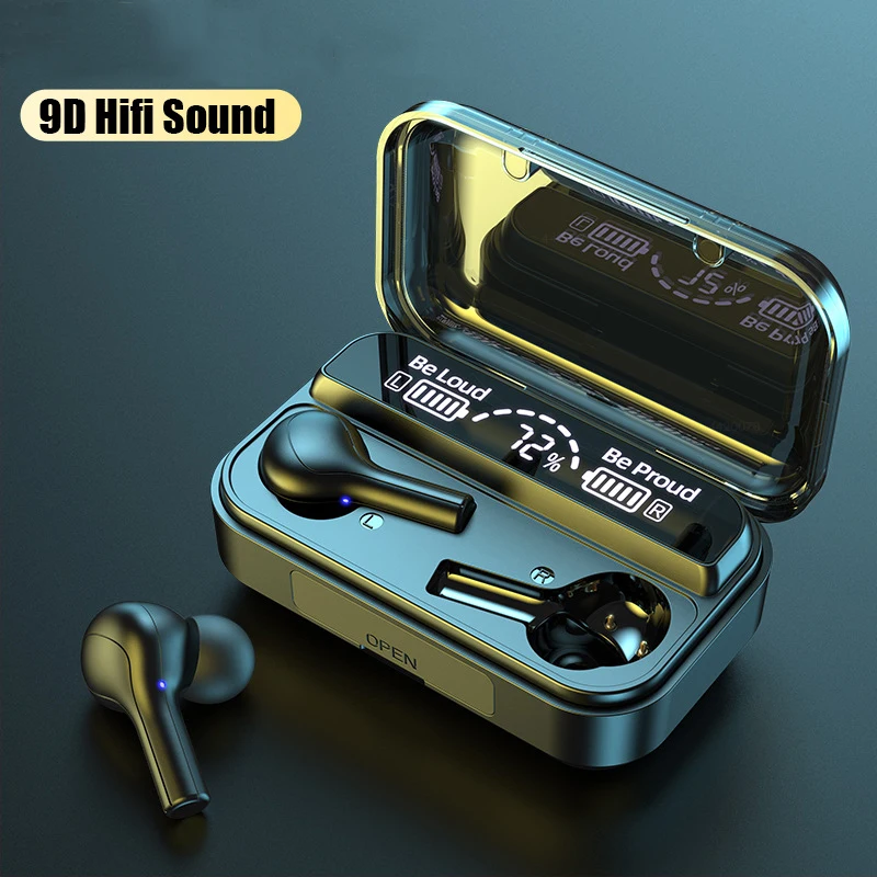 278 TWS Wireless Headphone  Bluetooth 5.0 9D Stereo  Earphone Sports Waterproof Headsets Noise Cancel Headphones inalambricos