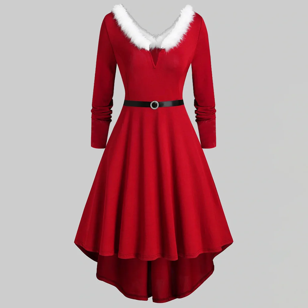womens christmas swing dress