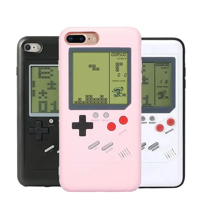 

Retro Game Phone Case for Xiaomi Mi 6 Tetris GB Handheld Game Player Console Cover Portable Controller for Boy Chirstmas Gift