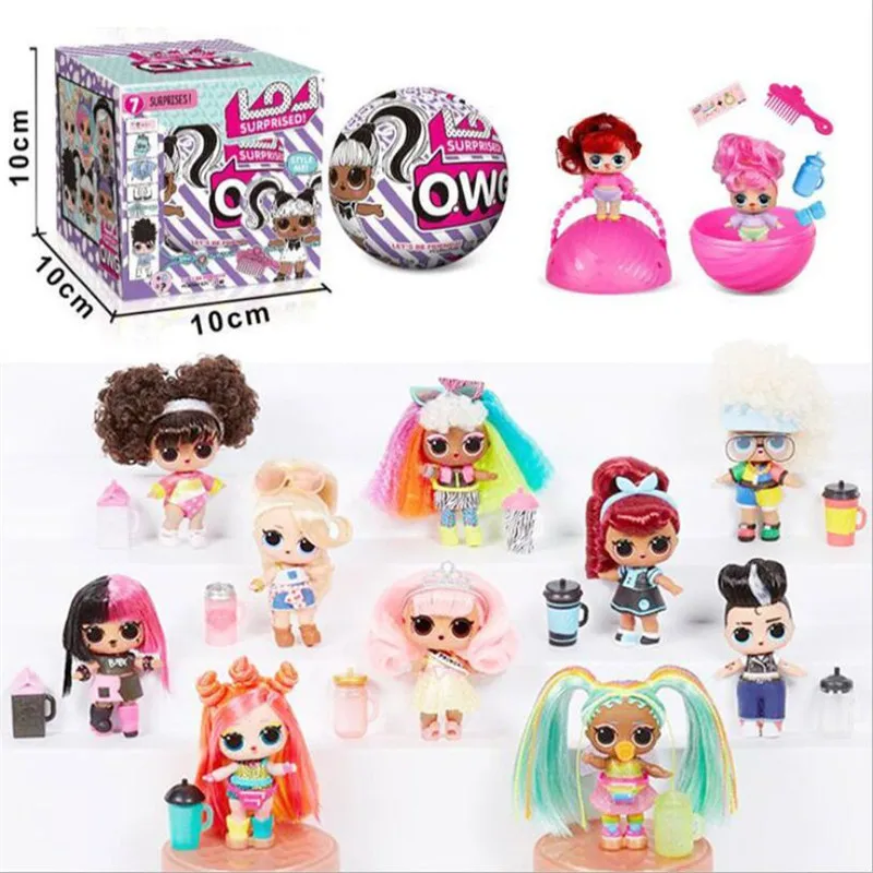 

6 Pcs/Set LoL Surprise Demolition Ball Cute Changing LoL Dolls Action Figure Kids Toys Fun Children Birthday Gifts