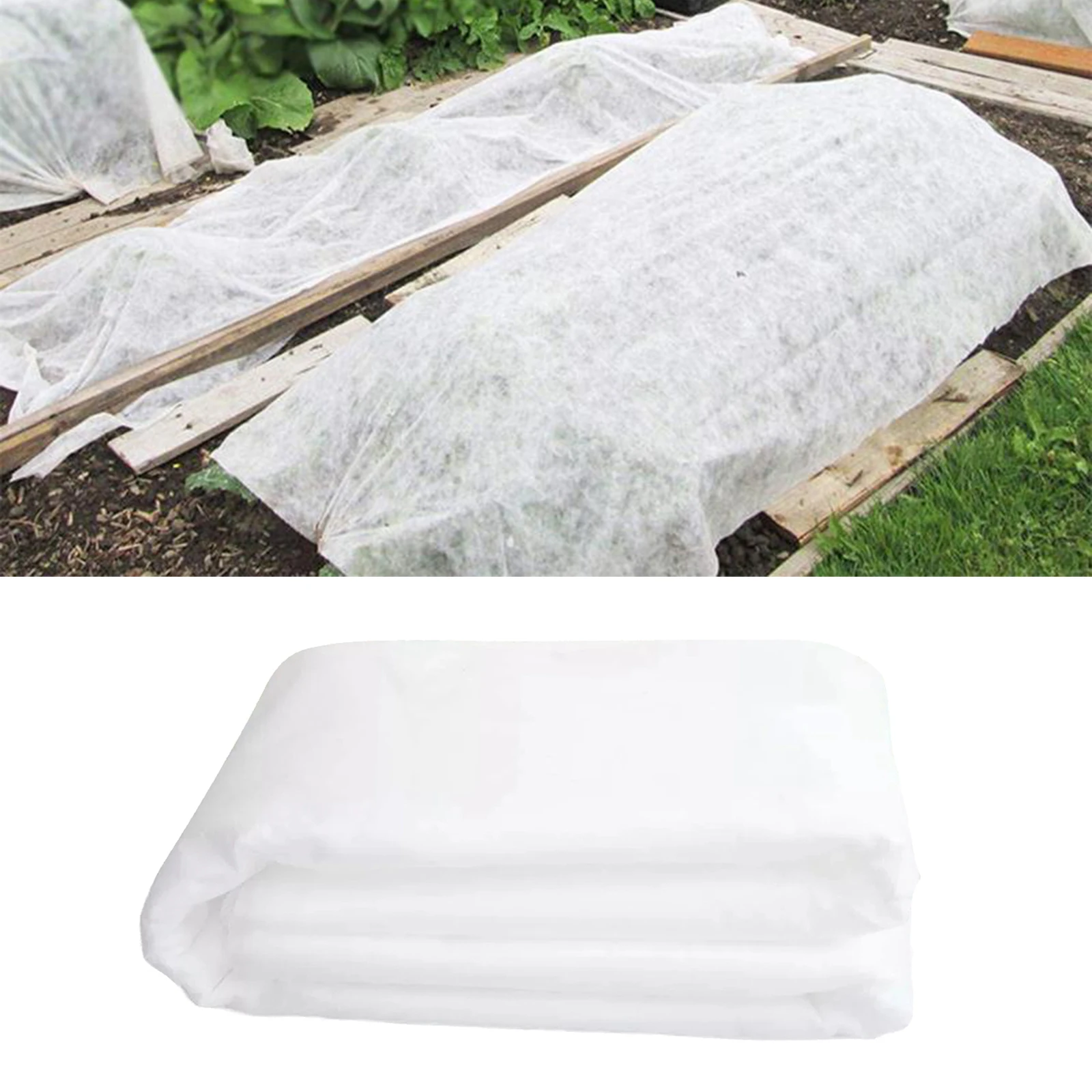 Winter Reusable Plant Cover Non-Woven Fabric Freeze Protection Frost Blanket Garden Trees Flowers Vegetables Warm Cover