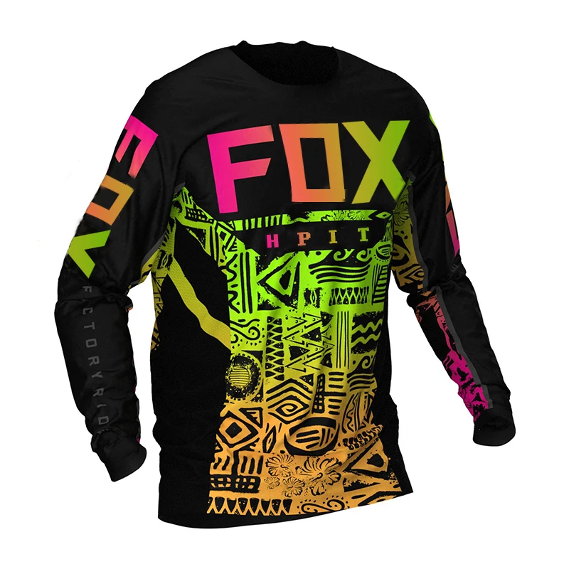 

2020 Men's Downhill Jerseys hpit fox Mountain Bike MTB Shirts Offroad DH Motorcycle Jersey Motocross Sportwear Clothing FXR bike