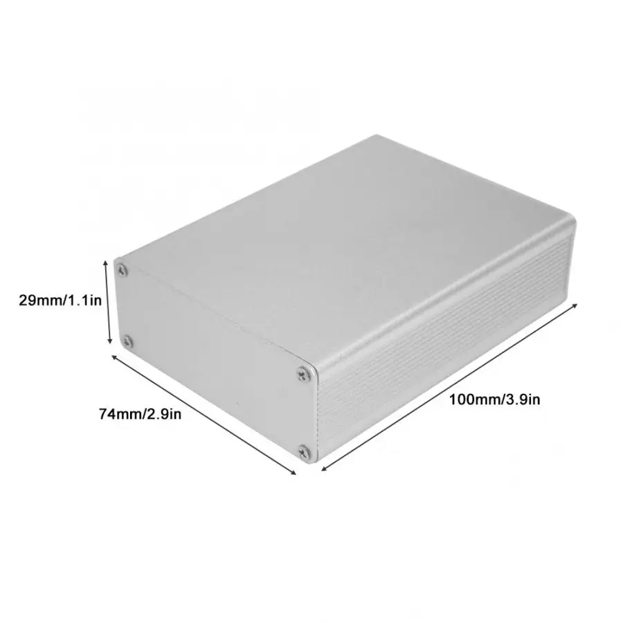 29x74x100 мм алюминиевый корпус Электронный DIY проект алюминиевый корпус для охлаждения для Светодиодный передачи данных управления