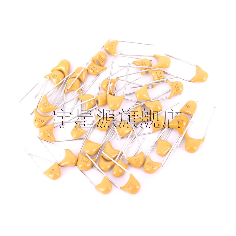 Multilayer ceramic capacito 50V 10PF 15PF 18PPF 20PF 22PF 27PF 30PF 33PF 39PF 47PF 50PF 56PF 68PF 5.08mm | Электронные