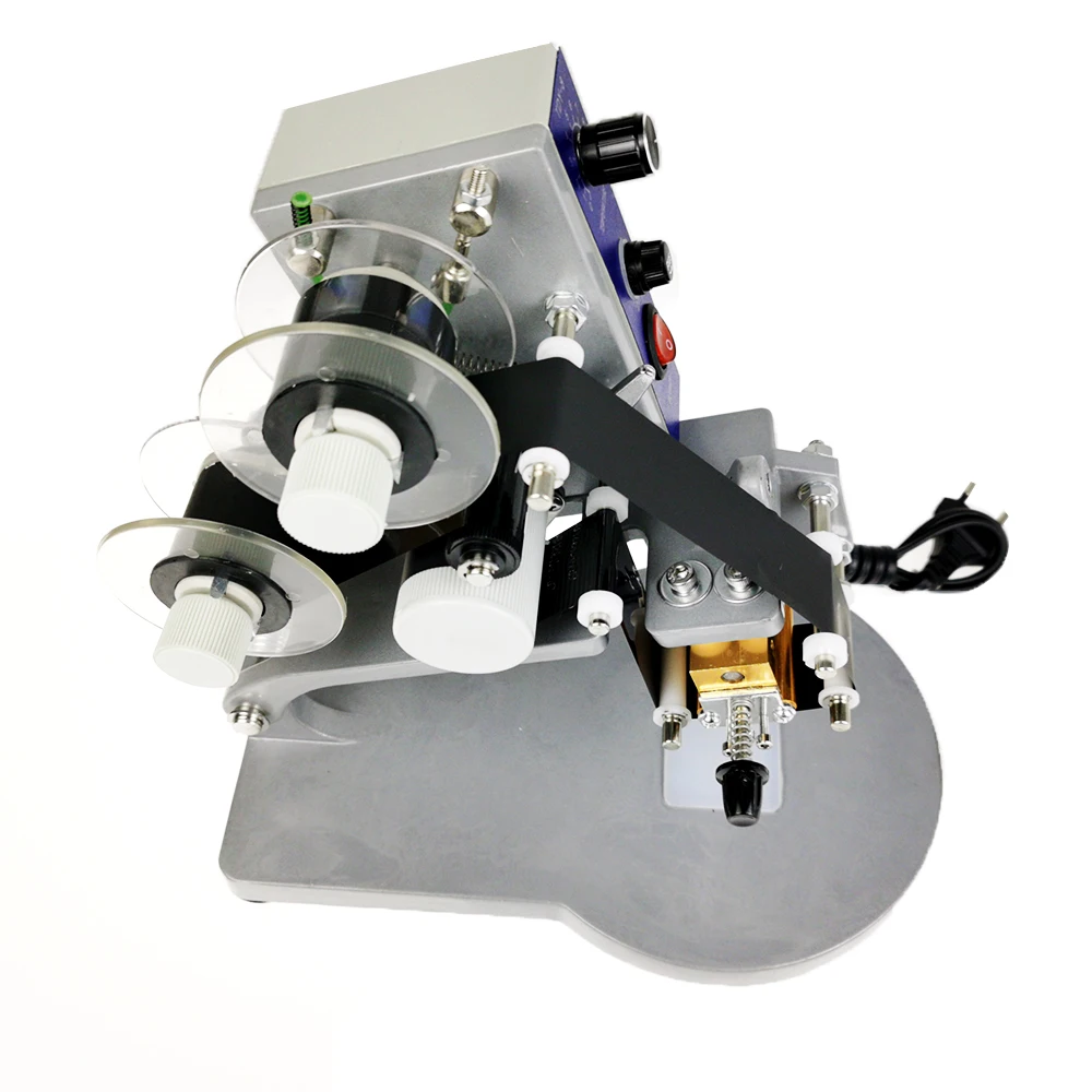 TDY-8 Manual ribbon typing machine small portable direct heat type steel printing code jet printer | Инструменты