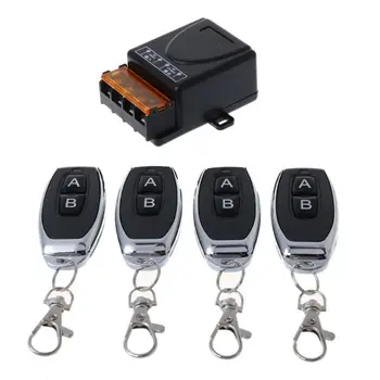 

1Set 433MHz 2CH RF Remote Control AC 85-250V Transmitter Receiver for Light Door