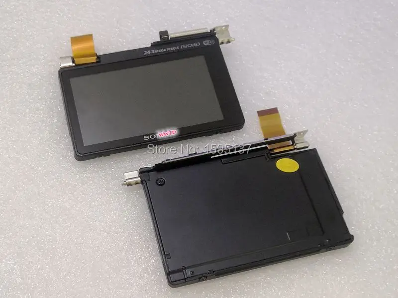 Original Touch LCD Display Screen assy with Shell and LCD Hinge cable repair parts for Sony A5100 ILCE-5100 Camera