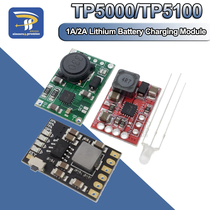 TP5100 charging management power supply module board TP5000 1A 2A